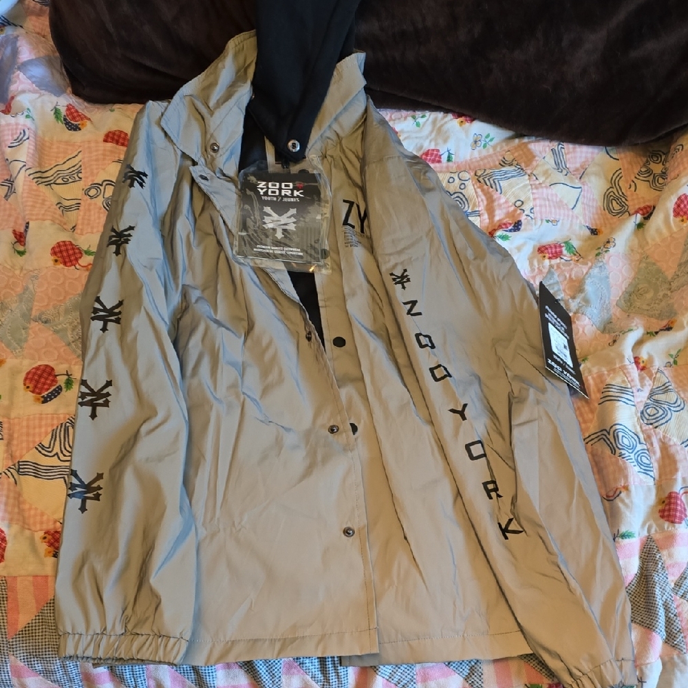 Zoo York Silver Jacket with Black Logo
